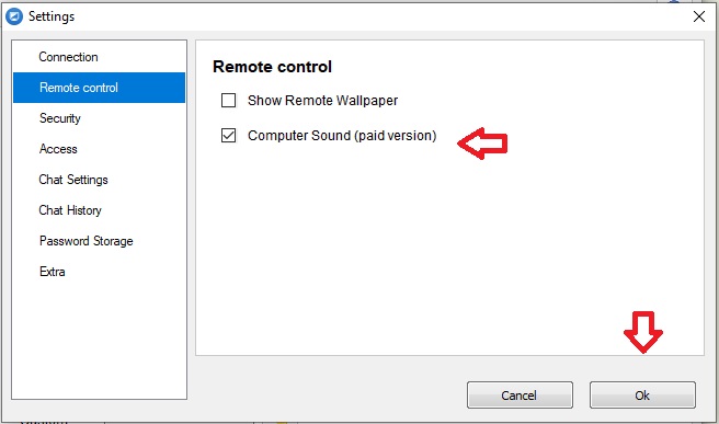 share audio on ultraviewer